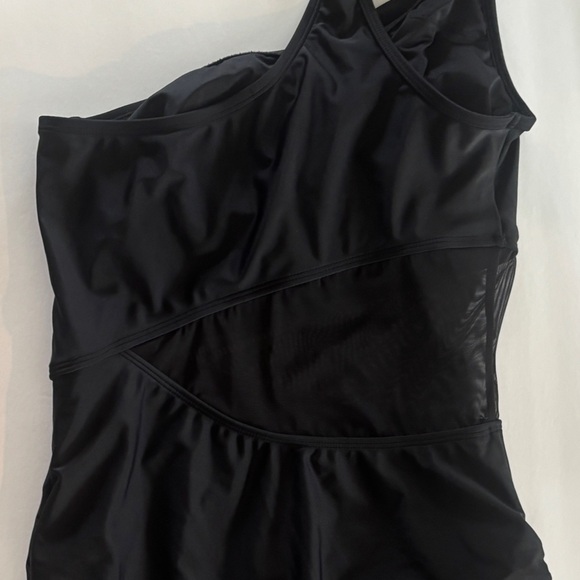 Cupshe Women's Asymmetrical Mesh Waist Swim Beach Dress size M swimsuit - Picture 5 of 7